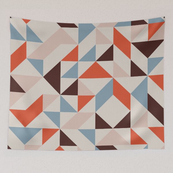 Item preview, Geométrico moderno con naranja repetible designed and sold by Sharon Schwalbe.