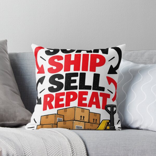 Item preview, Scan Ship Sell – Funny Warehouse and Logistics Worker Design designed and sold by KeeganDykes.