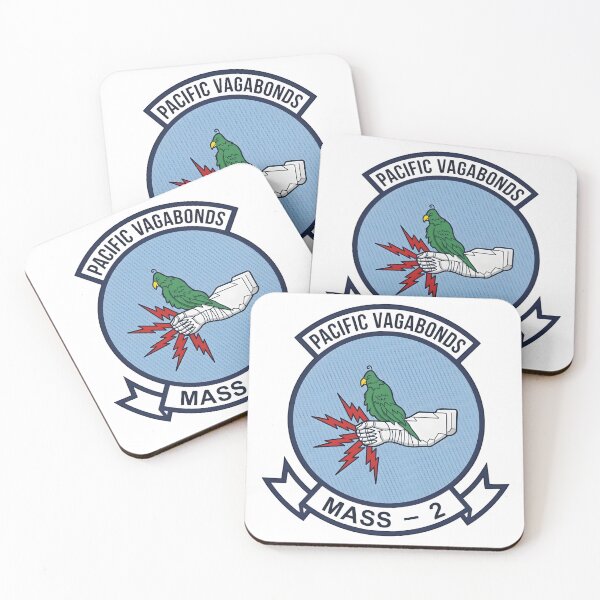 Item preview, USMC MASS-2 "Pacific Vagabonds" Marine Air Support Squadron 2 Patch designed and sold by CharlieDesings.
