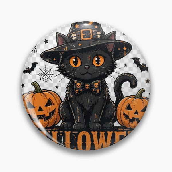 Item preview, Halloween cat Dad Black cat pumpkins Spooky  designed and sold by Eddiediallo92.