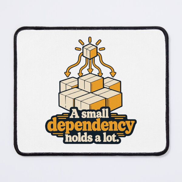 Item preview, A Small Dependency Holds a Lot Blueprint Graphic designed and sold by ThreadQuirk.