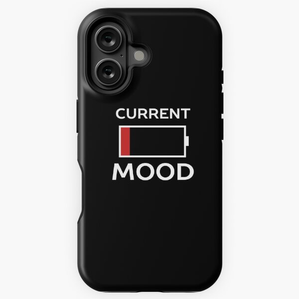 Item preview, Current Mood Low Battery  designed and sold by happinessinatee.
