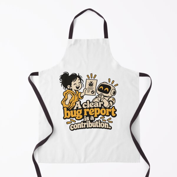 Item preview, A Clear Bug Report Is a Contribution designed and sold by ThreadQuirk.