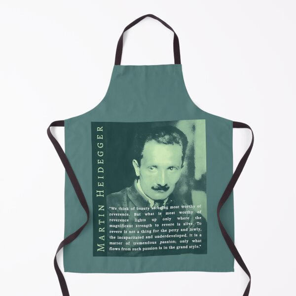 Item preview, Heidegger quote: We think of beauty as being most worthy of reverence. But what is most worthy of reverence lights up only where the magnificent strength to revere is alive. designed and sold by artbleed.