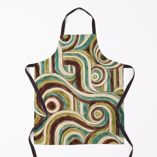 Item preview, Retro Earth Tone Swirls designed and sold by Hen-C-Art.