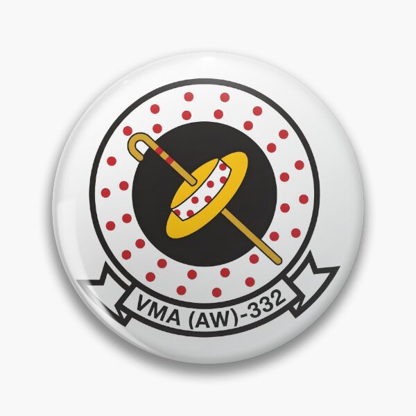 Item preview, USMC VMA(AW)-332 "Moonlighters" All-Weather Attack Squadron Patch designed and sold by CharlieDesings.