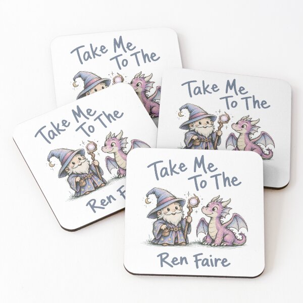 Item preview, Take Me To The Ren Faire Cute Fantasy designed and sold by ShirtWreck.