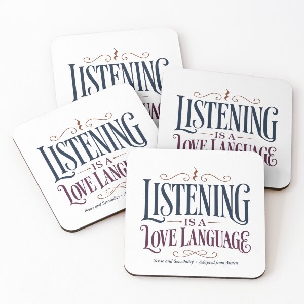 Item preview, Sense and Sensibility: Listening Is a Love Language designed and sold by Fenay Designs.