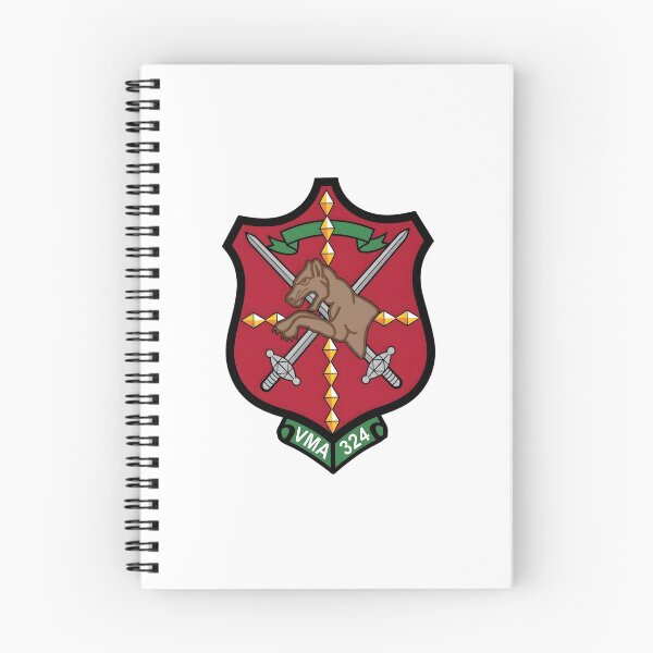 Item preview, USMC VMA-324 "Vagabonds" Attack Squadron Crest Patch designed and sold by CharlieDesings.