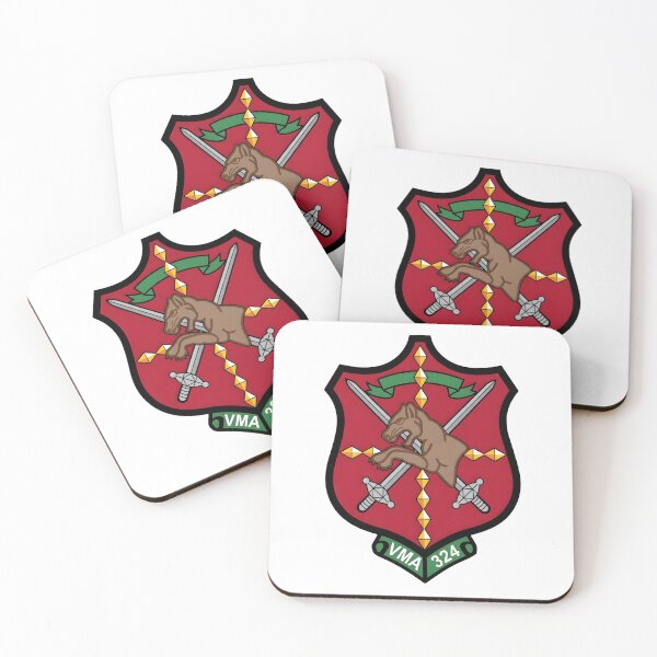 Item preview, USMC VMA-324 "Vagabonds" Attack Squadron Crest Patch designed and sold by CharlieDesings.