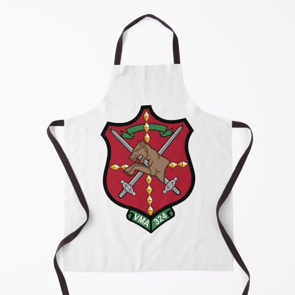 Item preview, USMC VMA-324 "Vagabonds" Attack Squadron Crest Patch designed and sold by CharlieDesings.