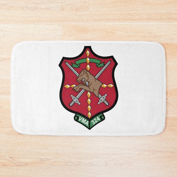 Item preview, USMC VMA-324 "Vagabonds" Attack Squadron Crest Patch designed and sold by CharlieDesings.