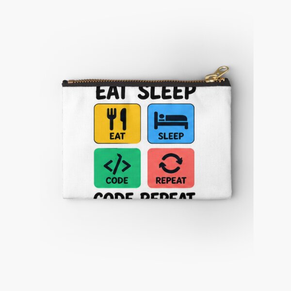 Item preview, Eat Sleep Code Repeat designed and sold by mightymalic.