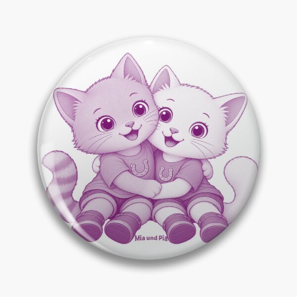 Item preview, Design Mia and Pia Violet - From the book series "Mia and Pia - Coloring fun meets cat knowledge - Adventures to color, learn and marvel at". designed and sold by WasserSonneWind.