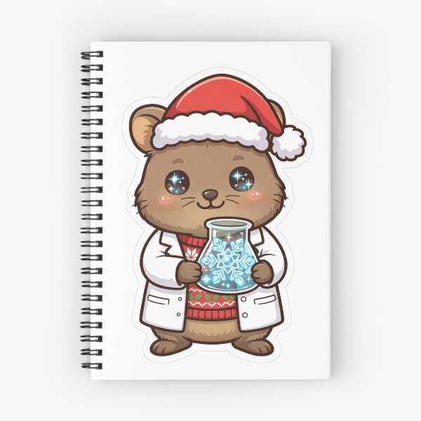 Item preview, Quokka Christmas Science Glowing Snowflake Potion designed and sold by Wildlife-Walk.