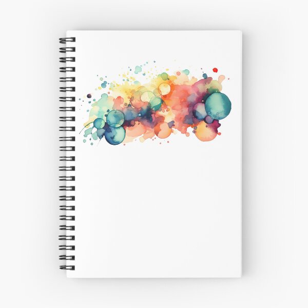 Item preview, Explosion of color – Abstract watercolor art with colorful color circles designed and sold by Nicole Bleck.