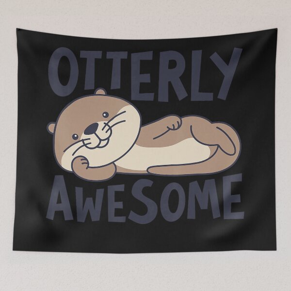 Item preview, Otterly Awesome Otter Lover Animal Pun Wildlife Gift designed and sold by Moscettakkk.