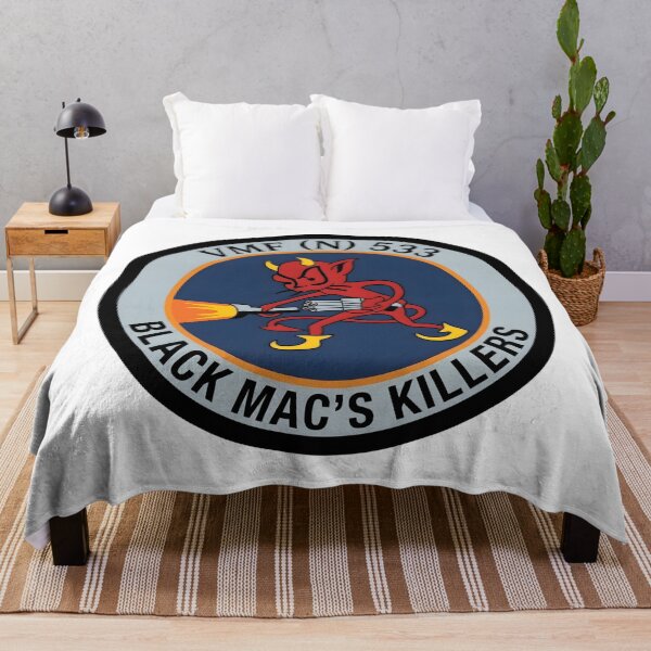 Item preview, USMC VMF(N)-533 "Hawks" Night Fighter Squadron Patch designed and sold by CharlieDesings.