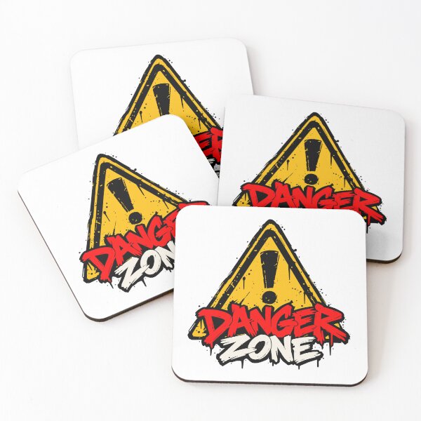 Item preview, DANGER ZONE Graffiti Warning Sign Street Art designed and sold by DesignGraphica.