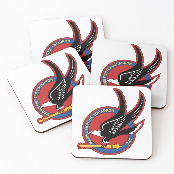 Item preview, USMC VMF-225 "Vagabonds" Eagle and Cannon Fighter Patch designed and sold by CharlieDesings.
