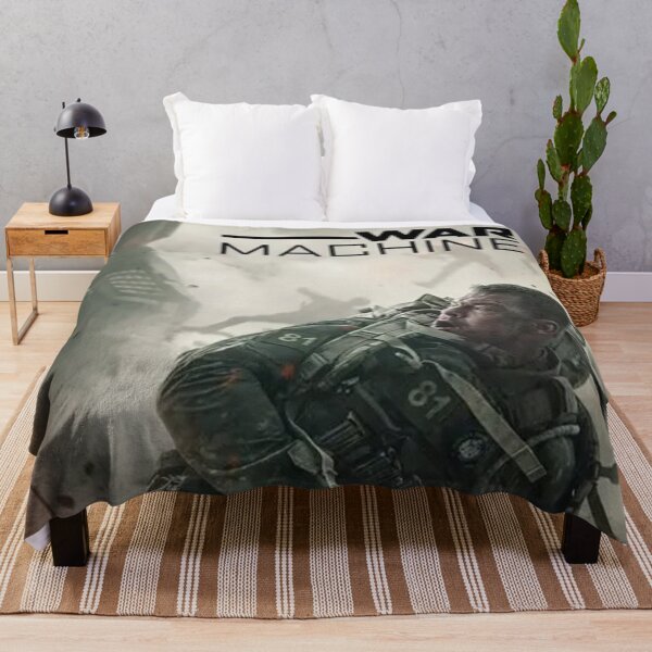 Aperçu de l'œuvre T-shirt War Machine Original Custom Vintage Movie Poster Wall Art Design créée et vendue par Cool Robot Bro..