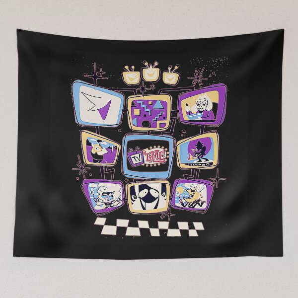 Item preview, Tv Time! Television Entertainment Watcher Fan designed and sold by EuphemiaFa.