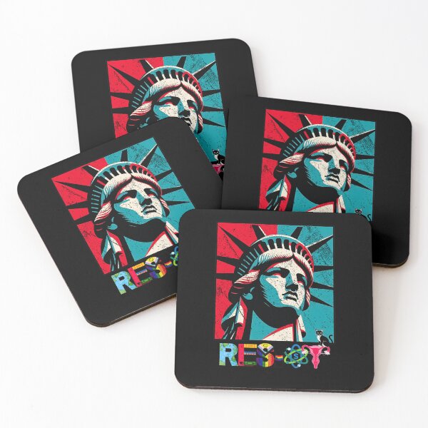 Item preview, Statue of Liberty Resist Vintage Street Art Social Justice Equality designed and sold by RamonaTeal.