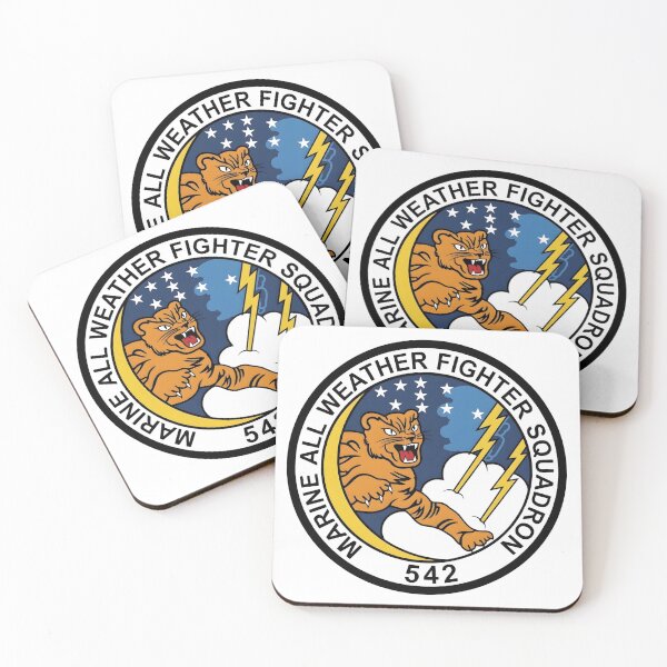Item preview, USMC VMF(AW)-542 "Tigers" All Weather Fighter Squadron Patch    designed and sold by CharlieDesings.