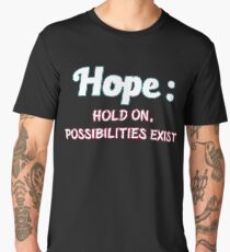 Awesome Funny Exist Tshirt Design Possibilities exist Men's Premium T-Shirt