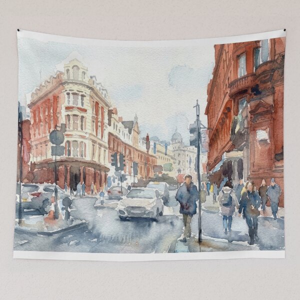 Item preview, Soho London, Cream Corner Building designed and sold by caracatita75.