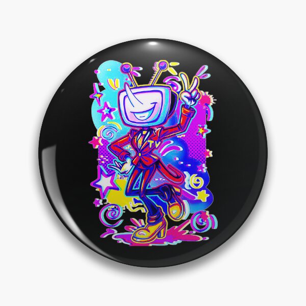 Item preview, Tv Head Character Vaporwave Culture Synthwave Music Fan designed and sold by EuphemiaFa.