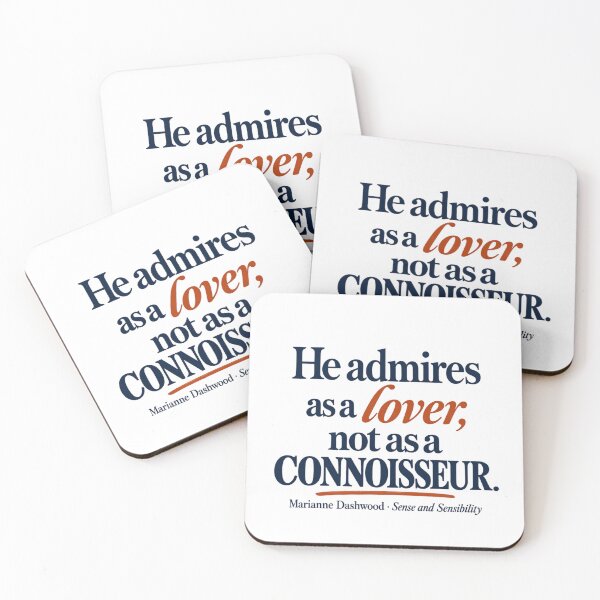 Item preview, Sense and Sensibility: Lover Not Connoisseur designed and sold by Fenay Designs.