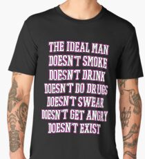 Awesome Funny Exist Tshirt Design Doesn't exist Men's Premium T-Shirt