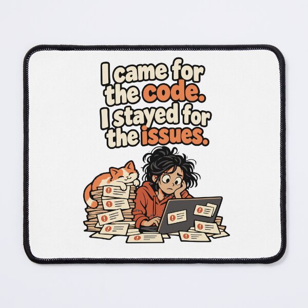 Item preview, I Came for the Code, Stayed for the Issues Comic designed and sold by ThreadQuirk.