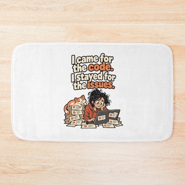 Item preview, I Came for the Code, Stayed for the Issues Comic designed and sold by ThreadQuirk.