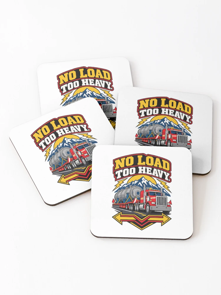 Thumbnail 1 of 5, Coasters (Set of 4), No Load Too Heavy designed and sold by RAS-77.