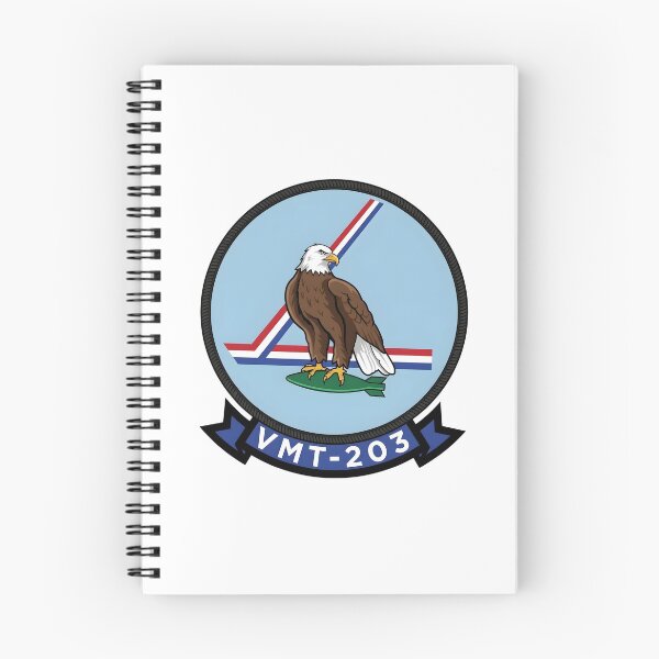 Item preview, USMC VMT-203 "Hawks" Training Squadron Patch designed and sold by CharlieDesings.