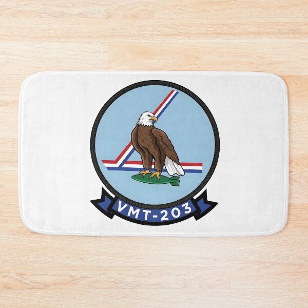 Item preview, USMC VMT-203 "Hawks" Training Squadron Patch designed and sold by CharlieDesings.
