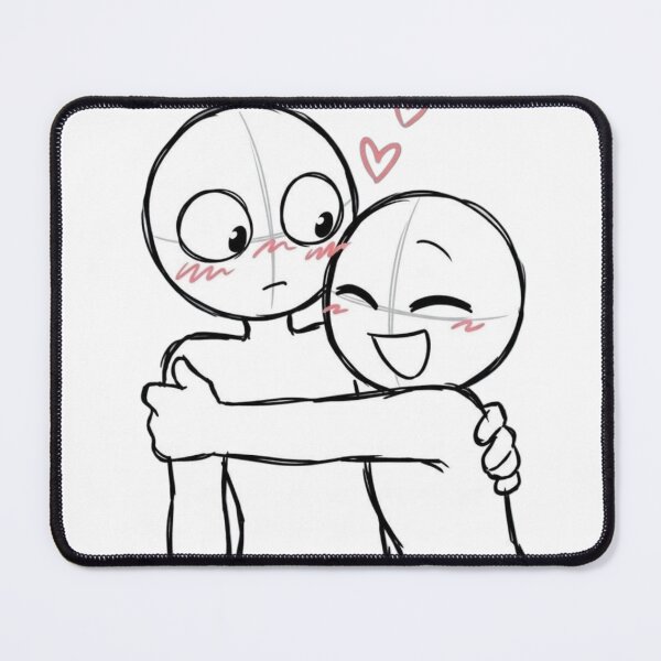 Item preview, Cute Couple Hug Sticker – Wholesome Love and Romantic Art designed and sold by Spiking11.