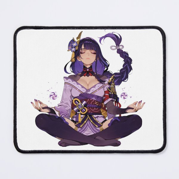 Item preview, Raiden Shogun Sticker | Genshin Impact Meditation Anime Decal designed and sold by RGB-crayon.