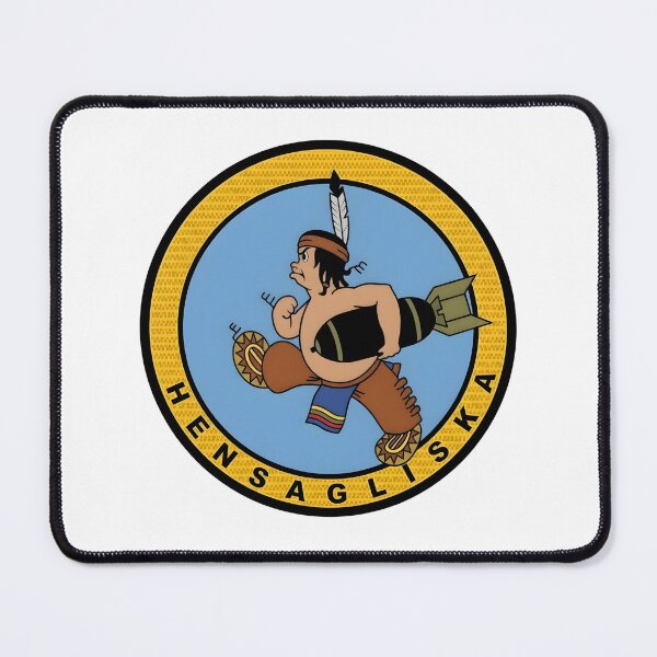 Item preview, USMC VMSB-236 "Hensagliska" WWII Scout Bombing Squadron Patch designed and sold by CharlieDesings.