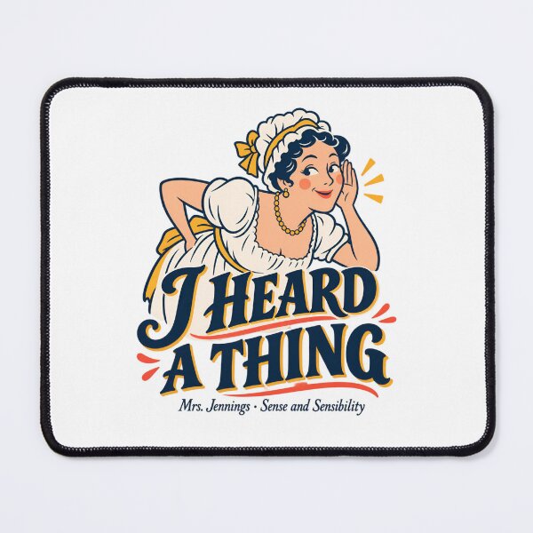 Item preview, Sense and Sensibility: Mrs Jennings Heard a Thing designed and sold by Fenay Designs.