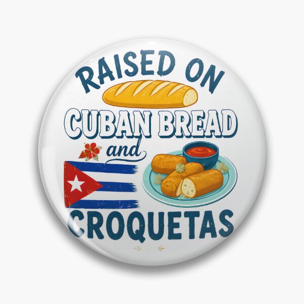 Item preview, Raised on Cuban Bread and Croquetas designed and sold by Maladies.