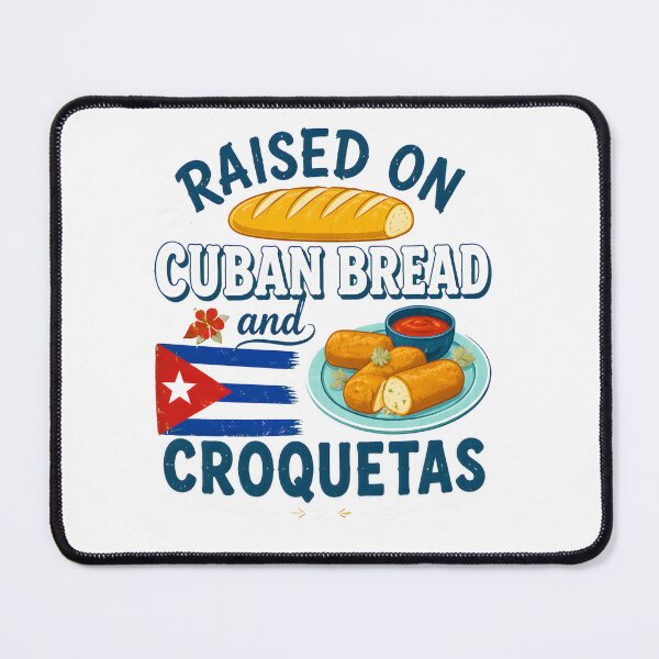 Item preview, Raised on Cuban Bread and Croquetas designed and sold by Maladies.