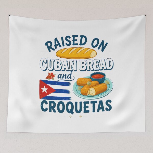 Item preview, Raised on Cuban Bread and Croquetas designed and sold by Maladies.