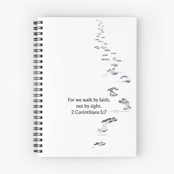 Item preview, Walk By Faith Not By Sight - 2 Corinthians 5:7 designed and sold by QuietBibleLines.