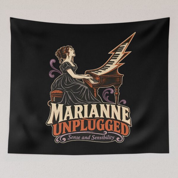 Aperçu de l'œuvre Raison et Sentiments : Marianne Unplugged Piano créée et vendue par Fenay Designs.