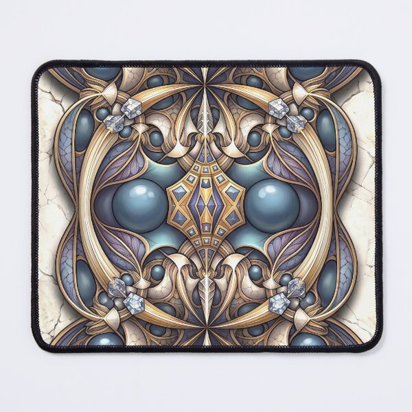 Item preview, Art Nouveau Gothic Filigree Pearl Emblem designed and sold by Frackxion.