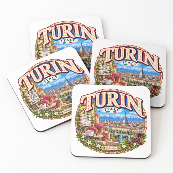 Item preview, Turin, Italy – Mole Antonelliana, Alpine panorama & Dolce Vita designed and sold by Wandervogel123.