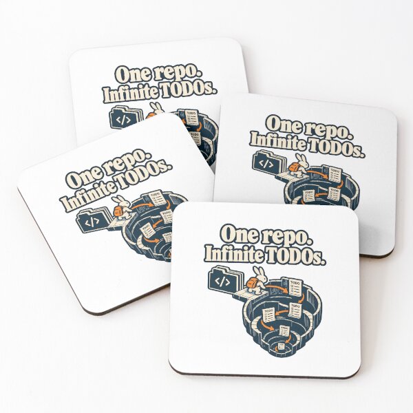 Item preview, One Repo Infinite TODOs Rabbit Explorer Graphic designed and sold by ThreadQuirk.